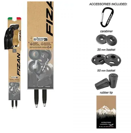 FIZAN ΜΠΑΤΟΝ ΠΕΖΟΠΟΡΙΑΣ ΤΗΛΕΣΚΟΠΙΚΑ COMPACT 4 SKB-14589 GREY