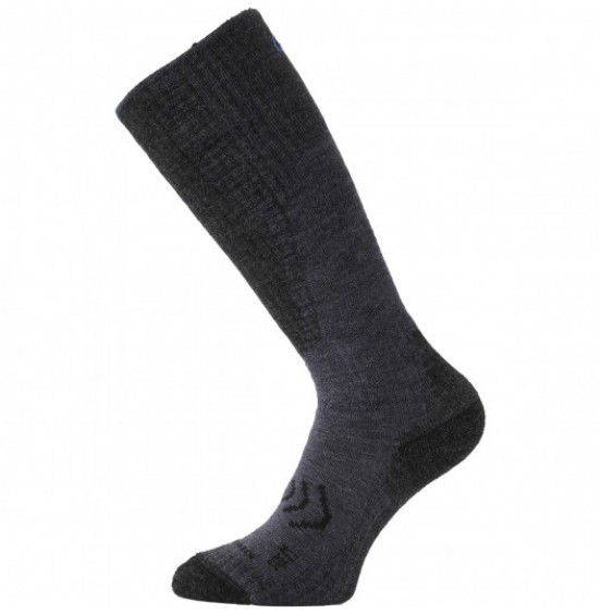 LASTING SKM 504 SKI KNEE MERINO SOCKS GREY
