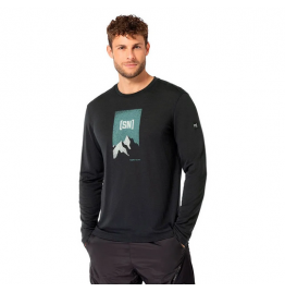 SUPER NATURAL MERINO 2 PITCH ΑΝΔΡΙΚΟ LONGSLEEVE SNMP02053-28C BLACK