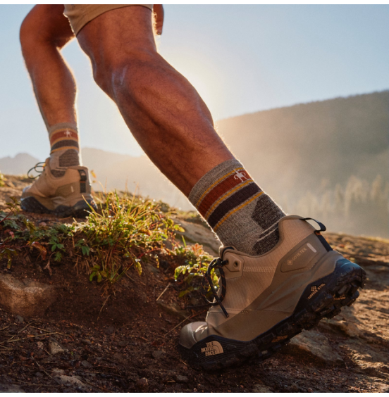 SMARTWOOL HIKE LIGHT CUSHION MID CREW SOCKS SW001609G26 TAUPE
