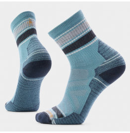 SMARTWOOL HIKE LIGHT CUSHION MID CREW SOCKS SW001609Q65 DUSTY TEAL