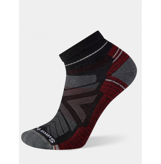 SMARTWOOL HIKE LIGHT CUSHION ANKLE SOCKS SW001611003 CHARCOAL