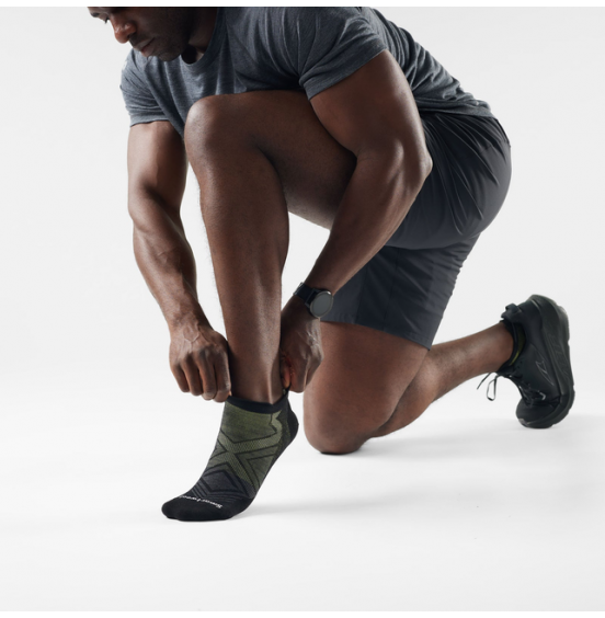 SMARTWOOL RUN LAUFEN ZERO CUSHION LOW ANKLE SOCKS SW001651001 BLACK