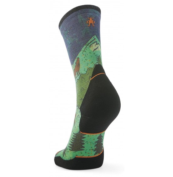 SMARTWOOL CREW TARGETED CUSHION TRAIL RUN SW002693G74 MULTICOLOR