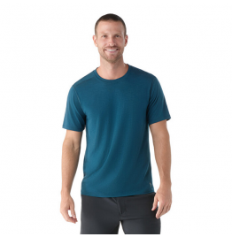 SMARTWOOL MEN'S EVERYDAY MERINO SORT SLEEVE TEE SW002755G74 TWILIGHT BLUE