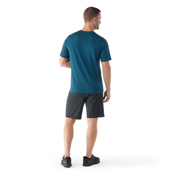 SMARTWOOL MEN'S EVERYDAY MERINO SORT SLEEVE TEE SW002755G74 TWILIGHT BLUE
