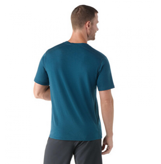 SMARTWOOL MEN'S EVERYDAY MERINO SORT SLEEVE TEE SW002755G74 TWILIGHT BLUE