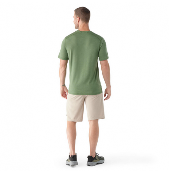 SMARTWOOL MEN'S EVERYDAY MERINO SORT SLEEVE TEE SW002755N06 FERN GREEN