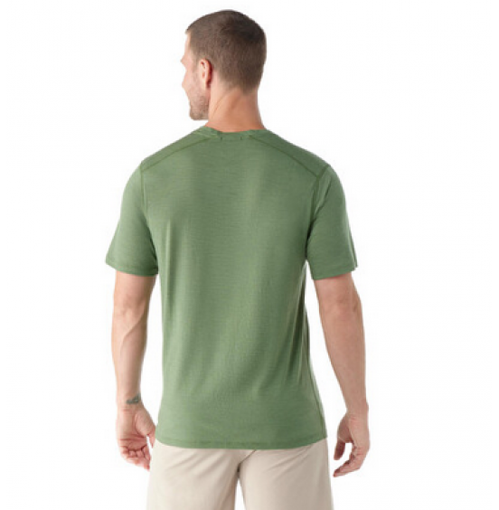 SMARTWOOL MEN'S EVERYDAY MERINO SORT SLEEVE TEE SW002755N06 FERN GREEN