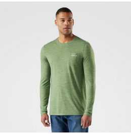 SMARTWOOL MEN'S MERINO HEMP BLEND SW003019N07 FERN GREEN HEATHER