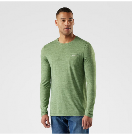 SMARTWOOL MEN'S MERINO HEMP BLEND SW003019N07 FERN GREEN HEATHER
