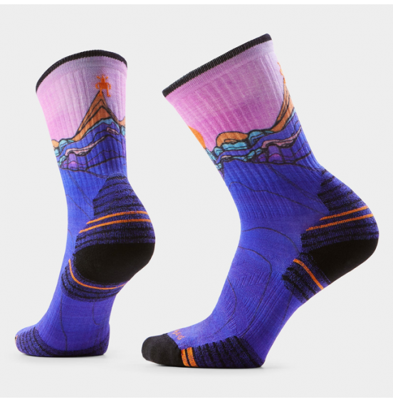 SMARTWOOL HIKE TARGETED CUSHION CREW SOCKS SW003031092 DEEP NAVY