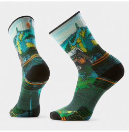 SMARTWOOL HIKE TARGETED CUSHION CREW SOCKS SW003032K18 WINTER MOSS