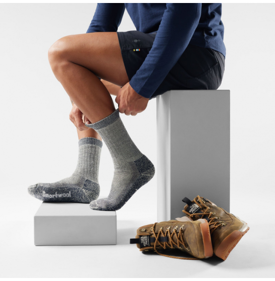 SMARTWOOL HIKE CLASSIC EDITION EXTRA CUSHION CREW SOCKS SW013100410 NAVY