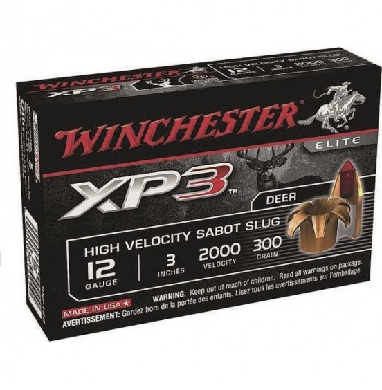 WINCHESTER  ΜΟΝΟΒΟΛΟ XP3 MAGNUM 5τμχ SXP123