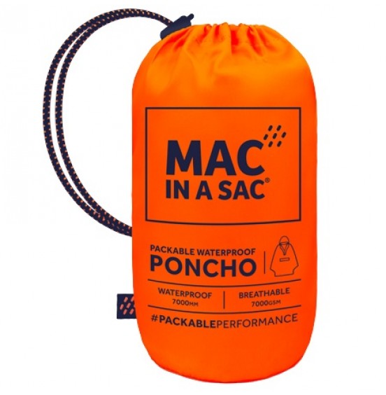 MAC IN A SAC ΠΟΝΤΣΟ MIAS PONCHO TD-MIAS ORANGE