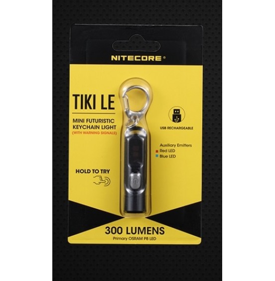 NITECORE ΦΑΚΟΣ ΜΠΡΕΛΟΚ LED TIKI-LE 300lumens BLACK