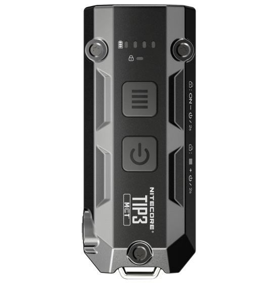 NITECORE ΦΑΚΟΣ ΜΠΡΕΛΟΚ LED TIP3-BLK 720lumens BLACK