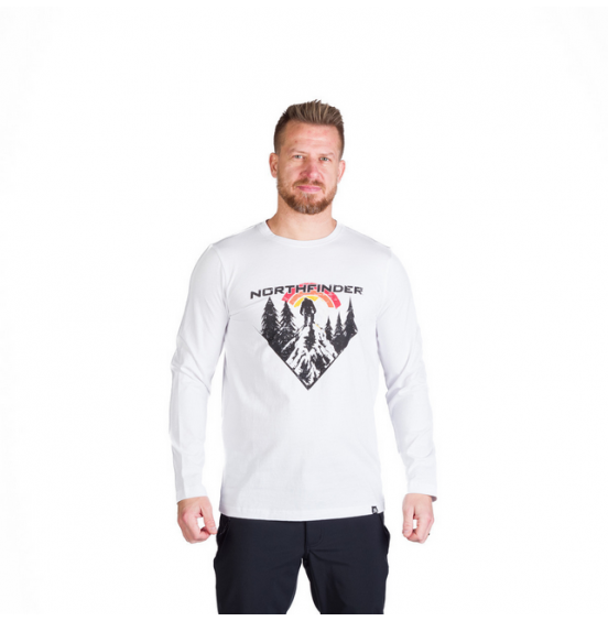 NORTHFINDER LONGSLEEVE ΜΠΛΟΥΖΑ CLAIR TR-3981OR-377 WHITE