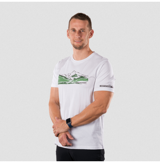 NORTHFINDER BARTO ΑΝΔΡΙΚΟ T-SHIRT TR-5046OR-377 WHITE