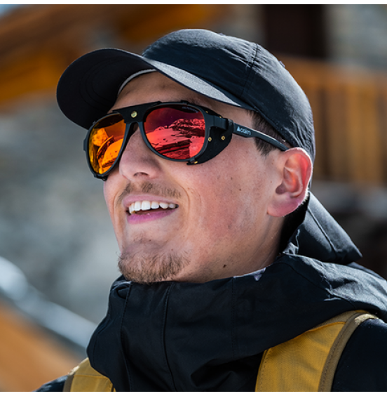 CAIRN ΓΥΑΛΙΑ ΗΛΙΟΥ NORTH XNORTH02TU MAT BLACK RED