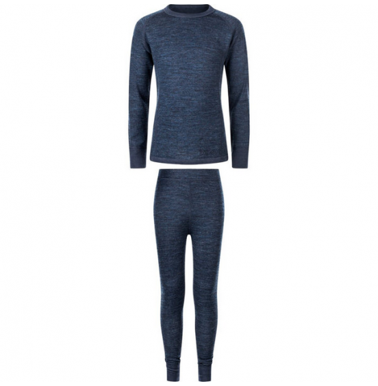 ZIG ZAG ΠΑΙΔΙΚΟ ΙΣΟΘΕΡΜΙΚΟ ΣΕΤ PATTANI WOOL UNDERWEAR SET Z183028-2048 NAVY BLAZER