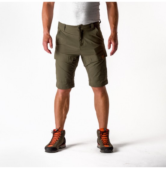 NORTHFINDER BE-3357AD 460 AGUSTIN men's Adventure lightweight stretch shorts BLACKOLIVE