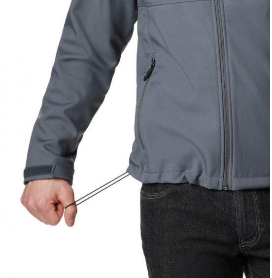 COLUMBIA ASCENDER HOODED SOFTSHELL JACKET 1556556-053 ΑΝΔΡΙΚΟ ΤΖΑΚΕΤ DARK GREY