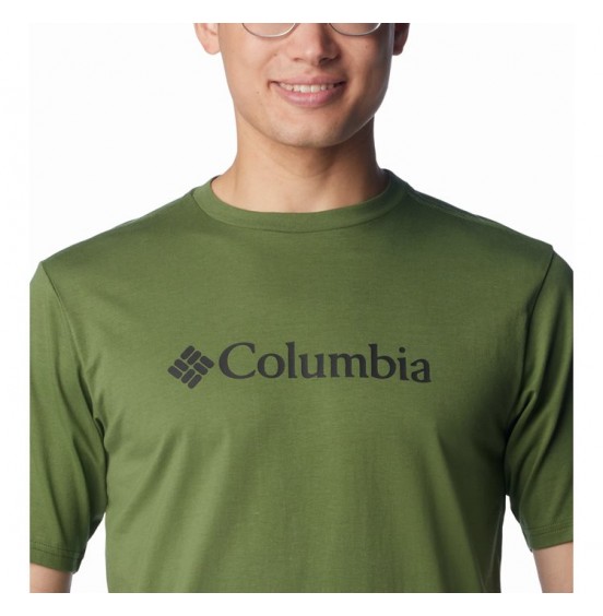 COLUMBIA ΑΝΔΡΙΚΟ T-SHIRT CSC BASIC LOGO SHORTSLEEVE 1680053-351 GREEN