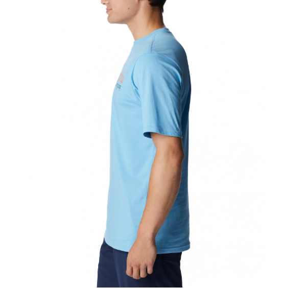 COLUMBIA BASIC LOGO ΑΝΔΡΙΚΟ T-SHIRT 1680053-456 ΓΑΛΑΖΙΟ