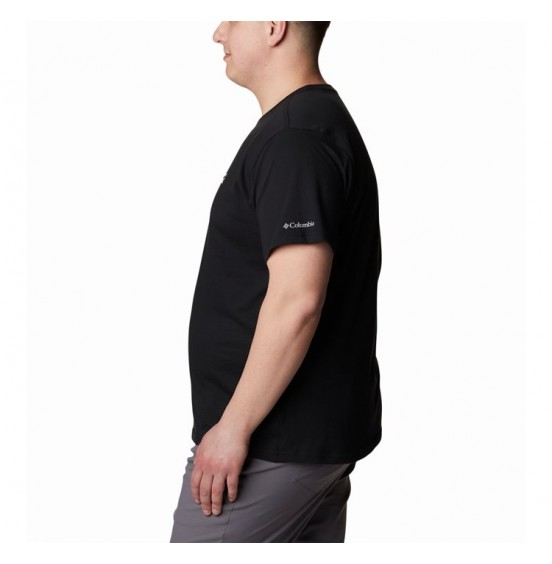 COLUMBIA CSC BASIC LOGO SHORTSLEEVE 1680054-010 ΑΝΔΡΙΚΟ T-SHIRT ΥΠΕΡΜΕΓΕΘΟΣ BLACK
