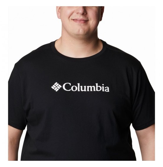 COLUMBIA CSC BASIC LOGO SHORTSLEEVE 1680054-010 ΑΝΔΡΙΚΟ T-SHIRT ΥΠΕΡΜΕΓΕΘΟΣ BLACK