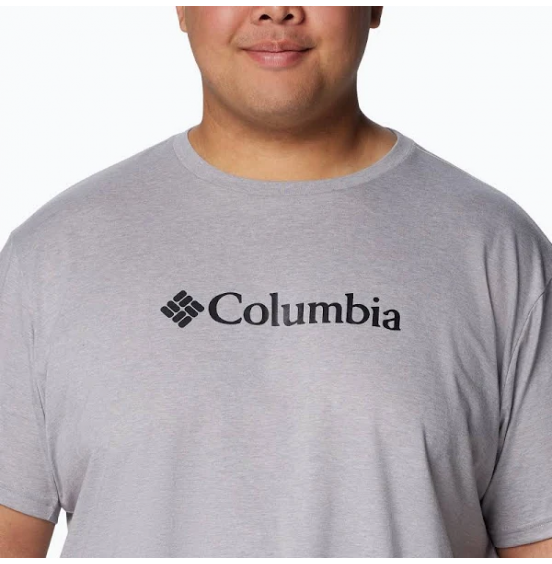 COLUMBIA BASIC LOGO ΑΝΔΡΙΚΟ T-SHIRT 1680054-041 ΓΚΡΙ (ΥΠΕΡΜΕΓΕΘΟΣ)