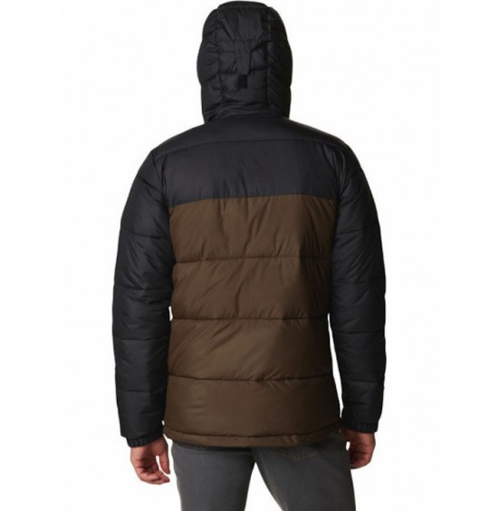 COLUMBIA PIKE LAKE HOODED JACKET 1738032-319 ΑΝΔΡΙΚΟ ΜΠΟΥΦΑΝ ΚΑΦΕ