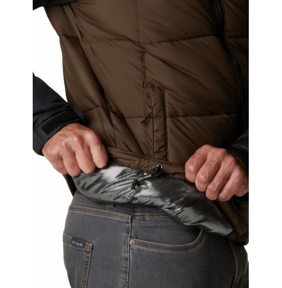 COLUMBIA PIKE LAKE HOODED JACKET 1738032-319 ΑΝΔΡΙΚΟ ΜΠΟΥΦΑΝ ΚΑΦΕ