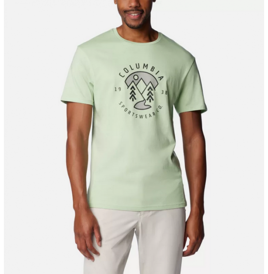 COLUMBIA ΑΝΔΡΙΚΟ T-SHIRT RAPID RIDGE GRAPHIC TEE 1888813-349 SAGE LEAF