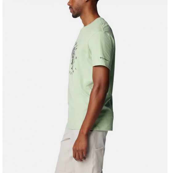 COLUMBIA ΑΝΔΡΙΚΟ T-SHIRT RAPID RIDGE GRAPHIC TEE 1888813-349 SAGE LEAF