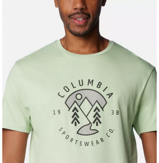 COLUMBIA ΑΝΔΡΙΚΟ T-SHIRT RAPID RIDGE GRAPHIC TEE 1888813-349 SAGE LEAF