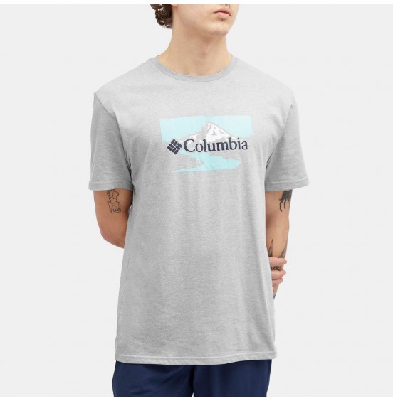COLUMBIA ΑΝΔΡΙΚΟ T-SHIRT PATH LAKE GRAPHIC TEE II 1934814-043 GREY
