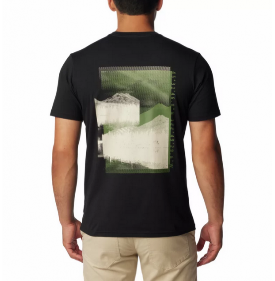 COLUMBIA ΑΝΔΡΙΚΟ T-SHIRT RAPID RIDGE BACK GRAPHIC TEE II 1934824-007 BLACK