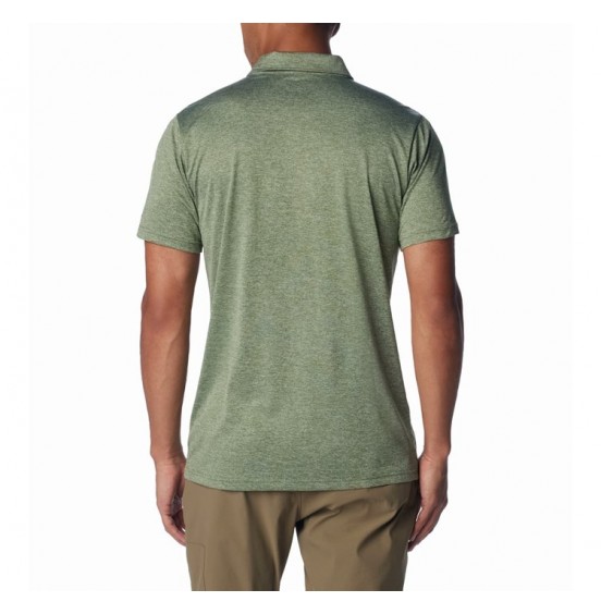 COLUMBIA HIKE POLO 1990401-352 ΑΝΔΡΙΚΟ ΤΕΧΝΙΚΟ POLO CANTEEN HEATHER