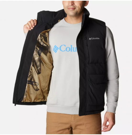 COLUMBIA MARQUAM PEAK FUSION VEST 2008515-010 ΑΝΔΡΙΚΟ ΑΜΑΝΙΚΟ ΜΠΟΥΦΑΝ BLACK
