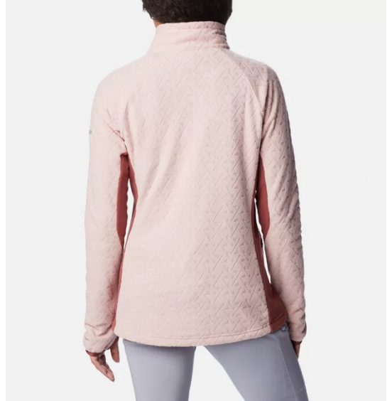 COLUMBIA TITAN PASS 3.0 FULL ZIP FLEECE 2053451-626 DUSTY PINK