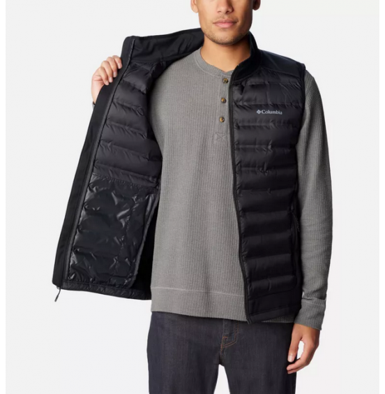 COLUMBIA MEN'S OUT SHIELD HYBRID VEST 2057452-010 BLACK