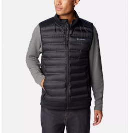COLUMBIA MEN'S OUT SHIELD HYBRID VEST 2057452-010 BLACK
