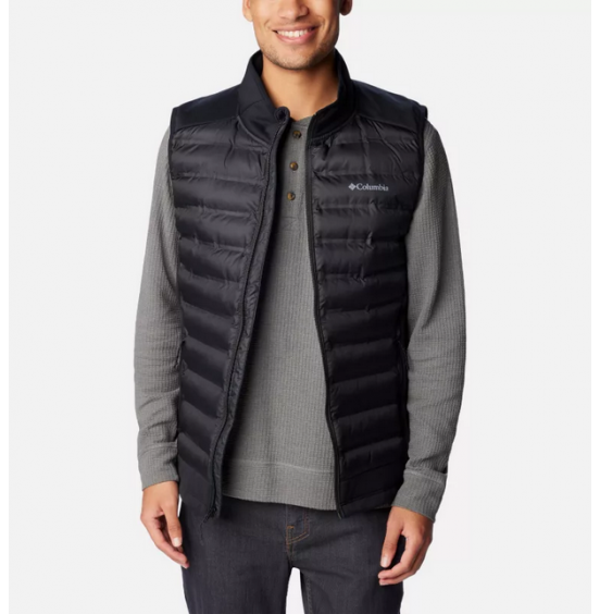 COLUMBIA MEN'S OUT SHIELD HYBRID VEST 2057452-010 BLACK