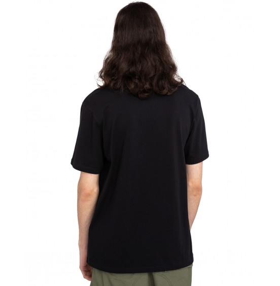 ELEMENT BASIC POCKET LABEL ELYKT00116-FBK ΑΝΔΡΙΚΟ T-SHIRT BLACK