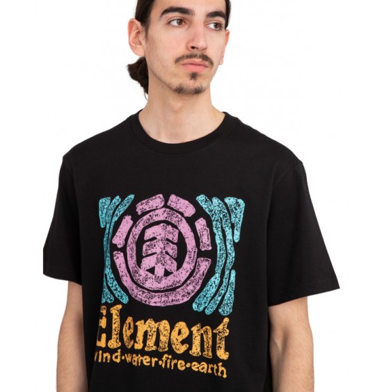 ELEMENT VOLLEY ELYZT00362-FBK ΑΝΔΡΙΚΟ T-SHIRT BLACK