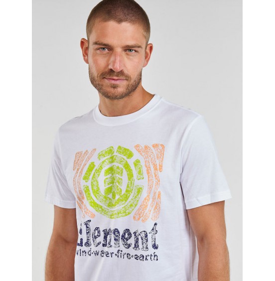 ELEMENT VOLLEY ELYZT00362-WBB0 ΑΝΔΡΙΚΟ T-SHIRT WHITE