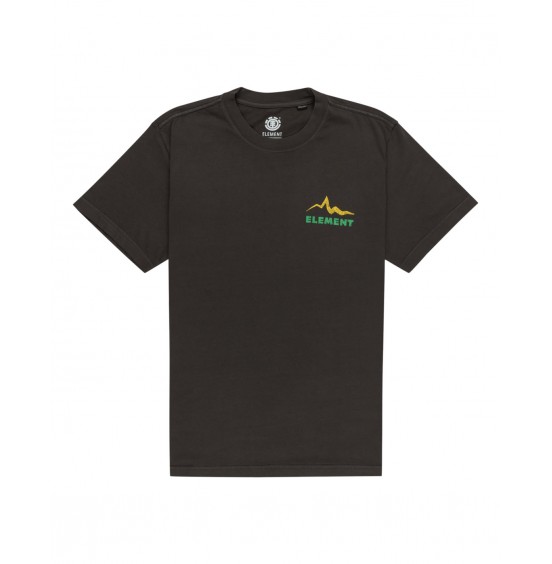 ELEMENT SOUNDS OF THE MOUNTAINS ELYZT00366-KTA0 ΑΝΔΡΙΚΟ T-SHIRT OFF BLACK